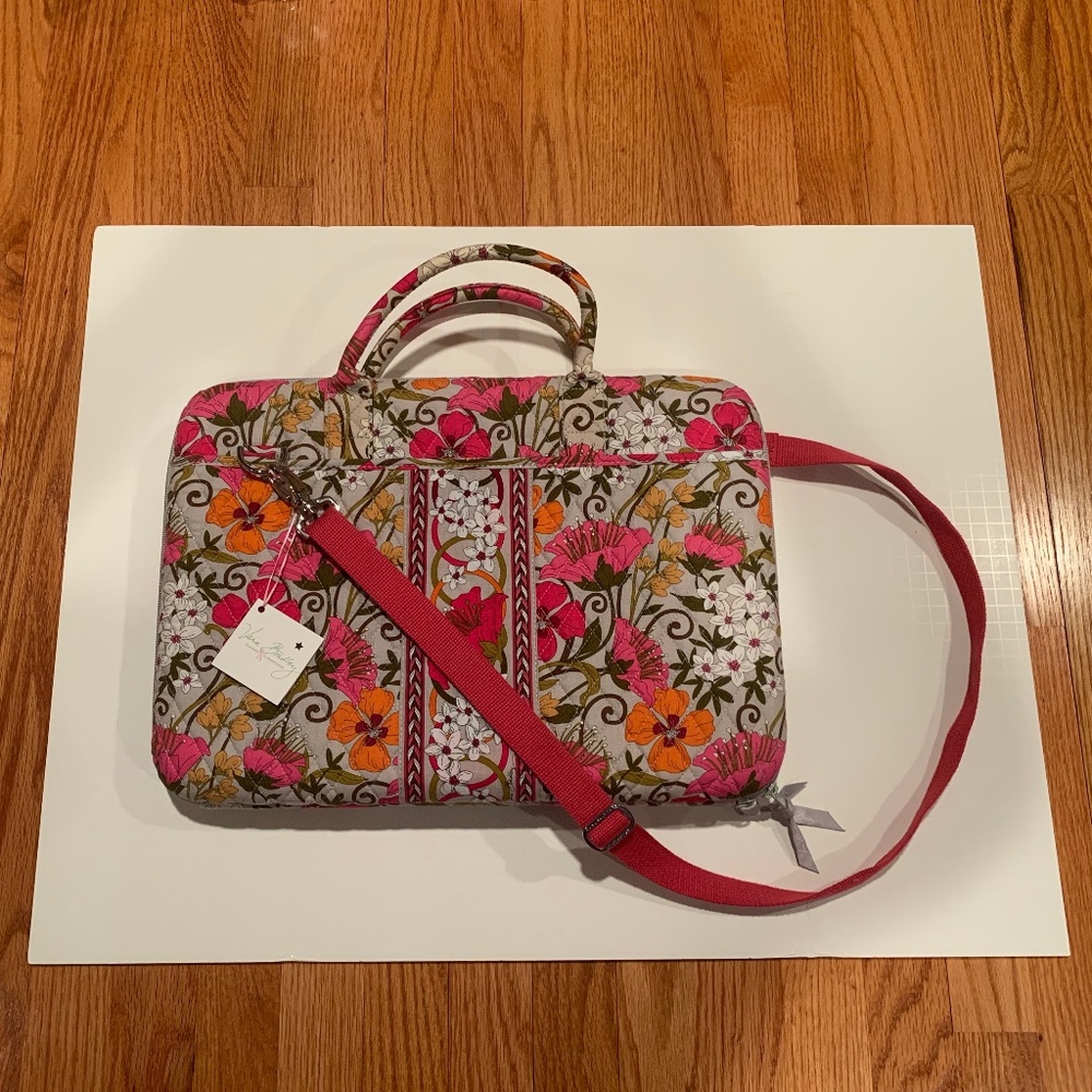 Vera Bradley Laptop Portfolio in Tea Garden